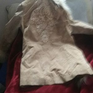Women's size small suede fall/winter coat